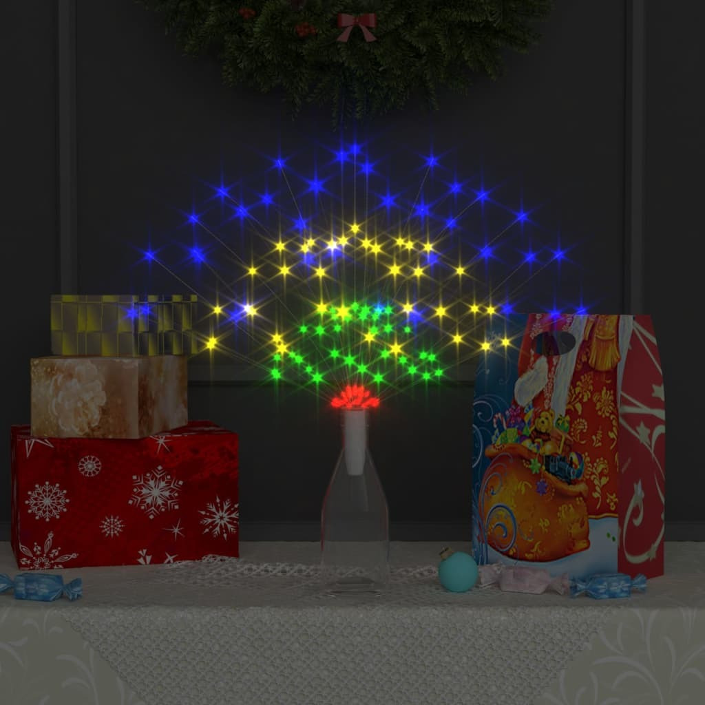 vidaXL Outdoor Christmas Firecrack Light Multicolor 7.9" 140 LEDs