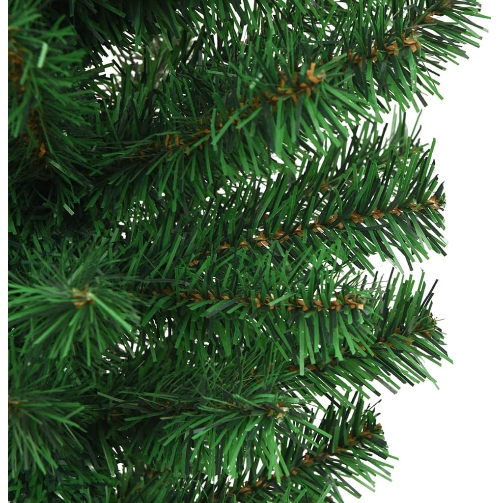 vidaXL Upside-down Artificial Christmas Tree with Stand Green 5 ft