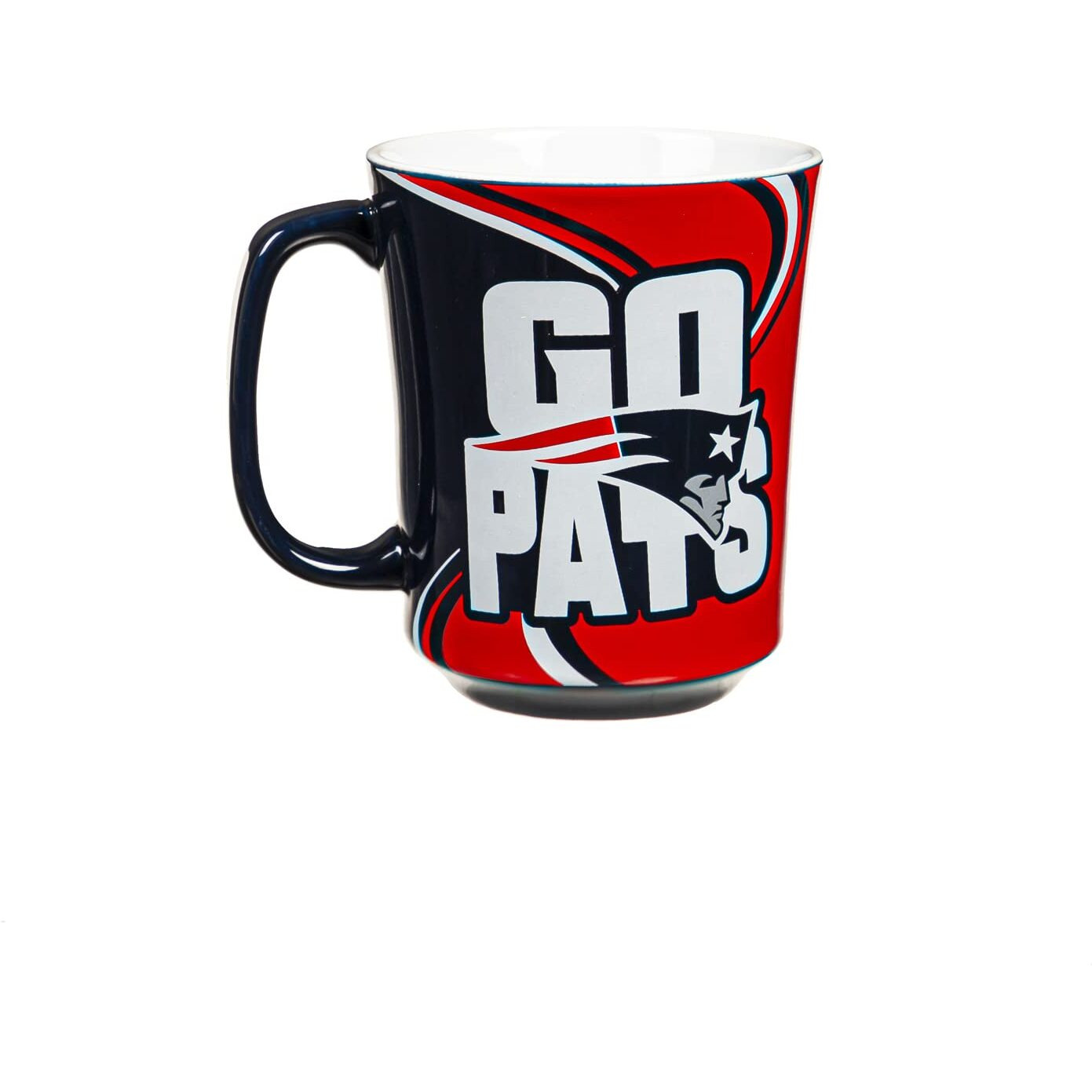 New England Patriots Coffee Mug 14oz Ceramic with Matching Box