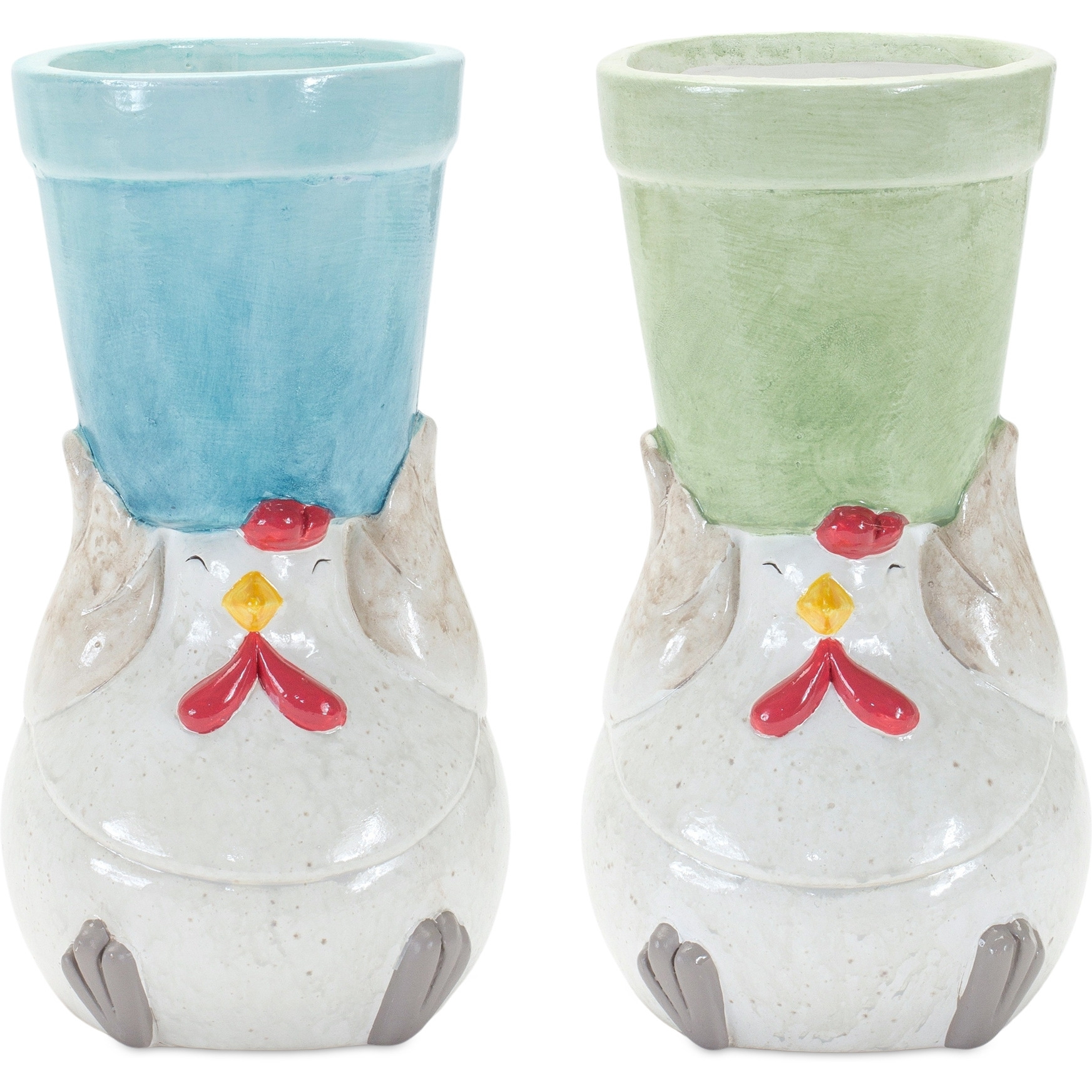 Terracotta Chicken Pot (Set of 2)