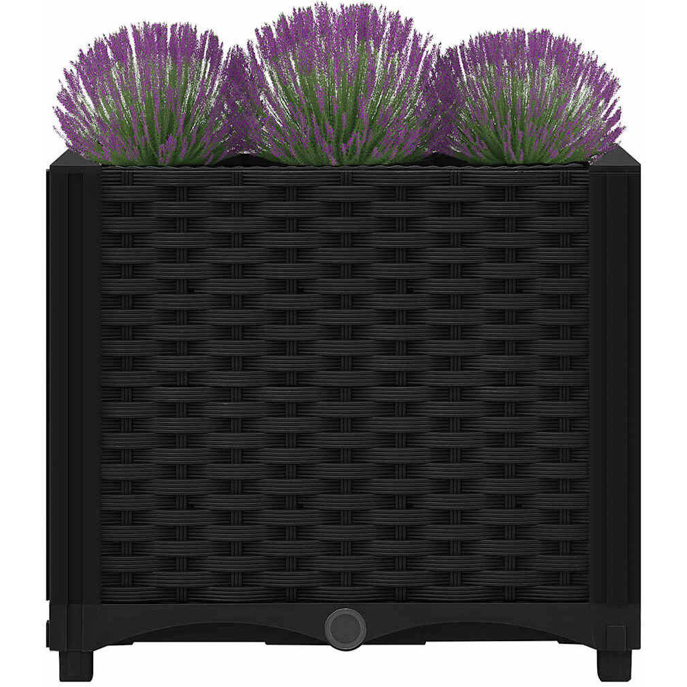 vidaXL Raised Bed 15.7&quotx15.7&quotx15" Polypropylene
