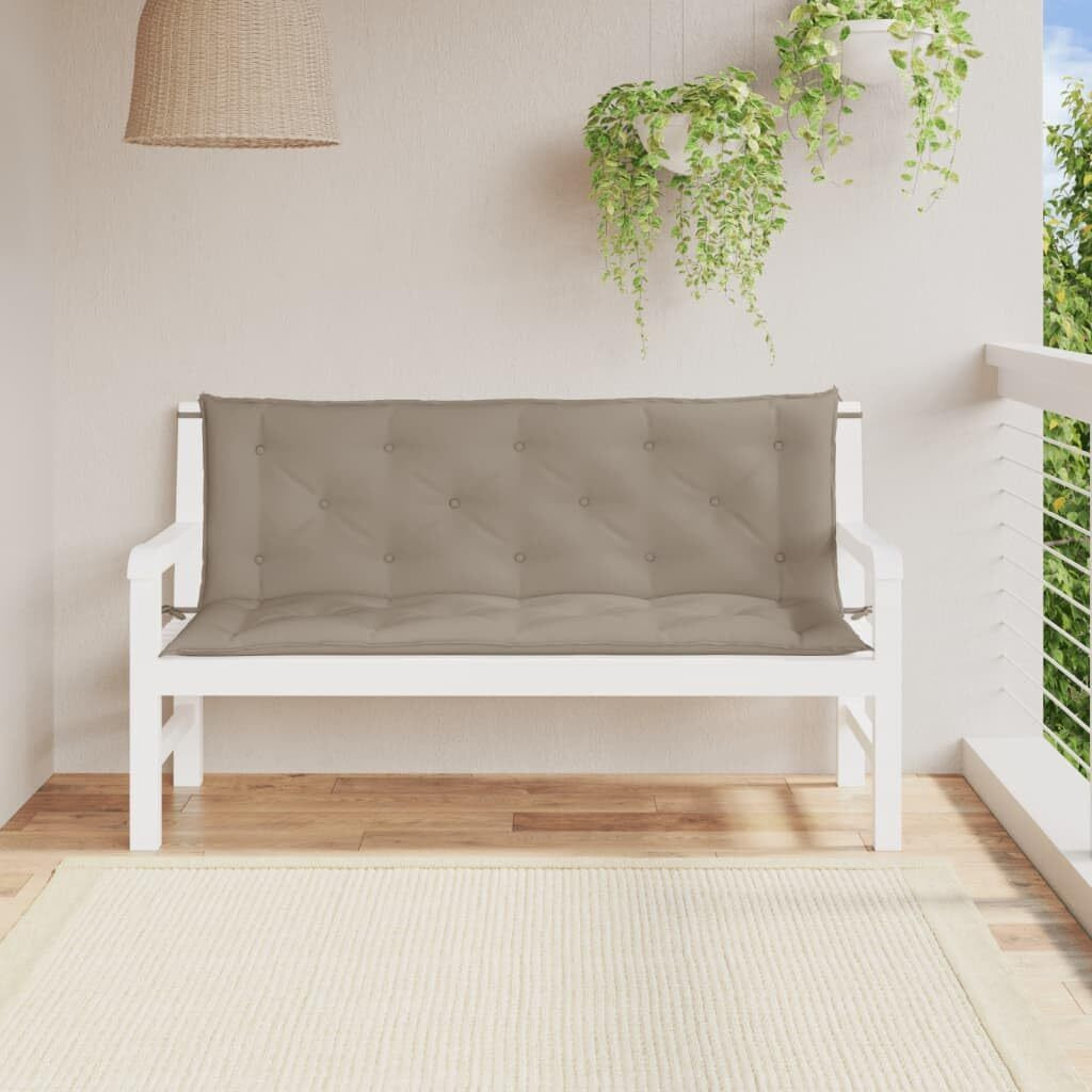 vidaXL Cushion for Swing Chair Taupe 59.1" Fabric