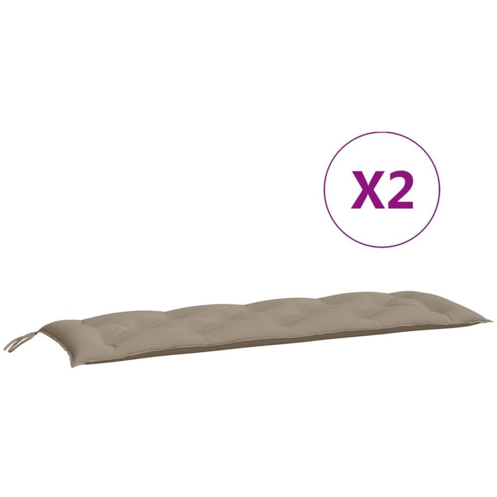 vidaXL Cushion for Swing Chair Taupe 59.1" Fabric