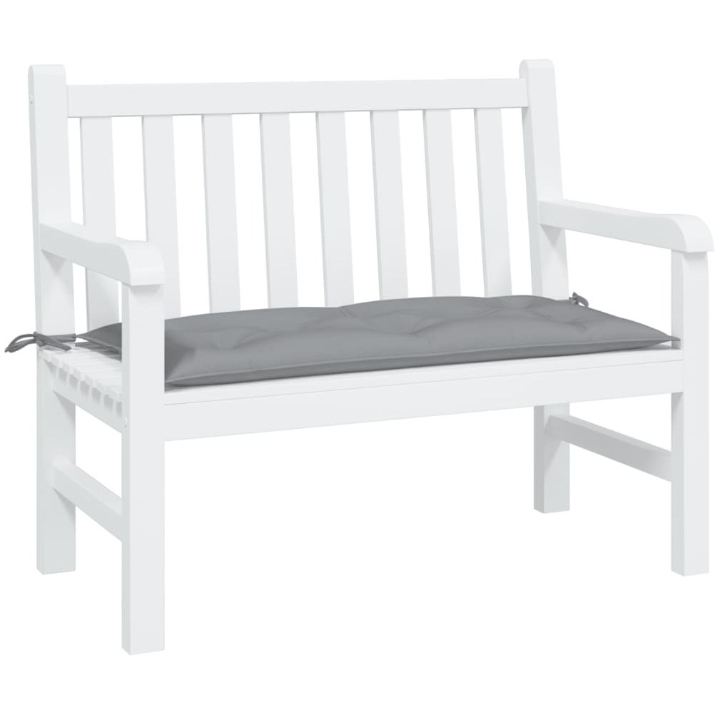 vidaXL Garden Bench Cushion Gray 43.3&quotx19.6&quotx2.7" Fabric