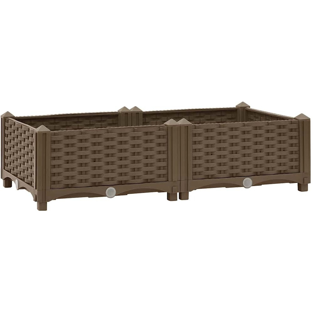 vidaXL Raised Bed 31.5&quotx15.7&quotx9.1" Polypropylene