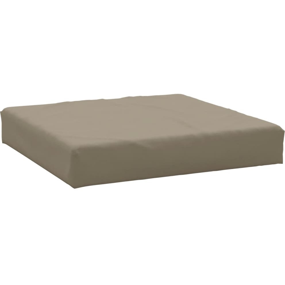 vidaXL Floor Pallet Cushion 23.6&quotx23.6&quotx2.4" Taupe Fabric