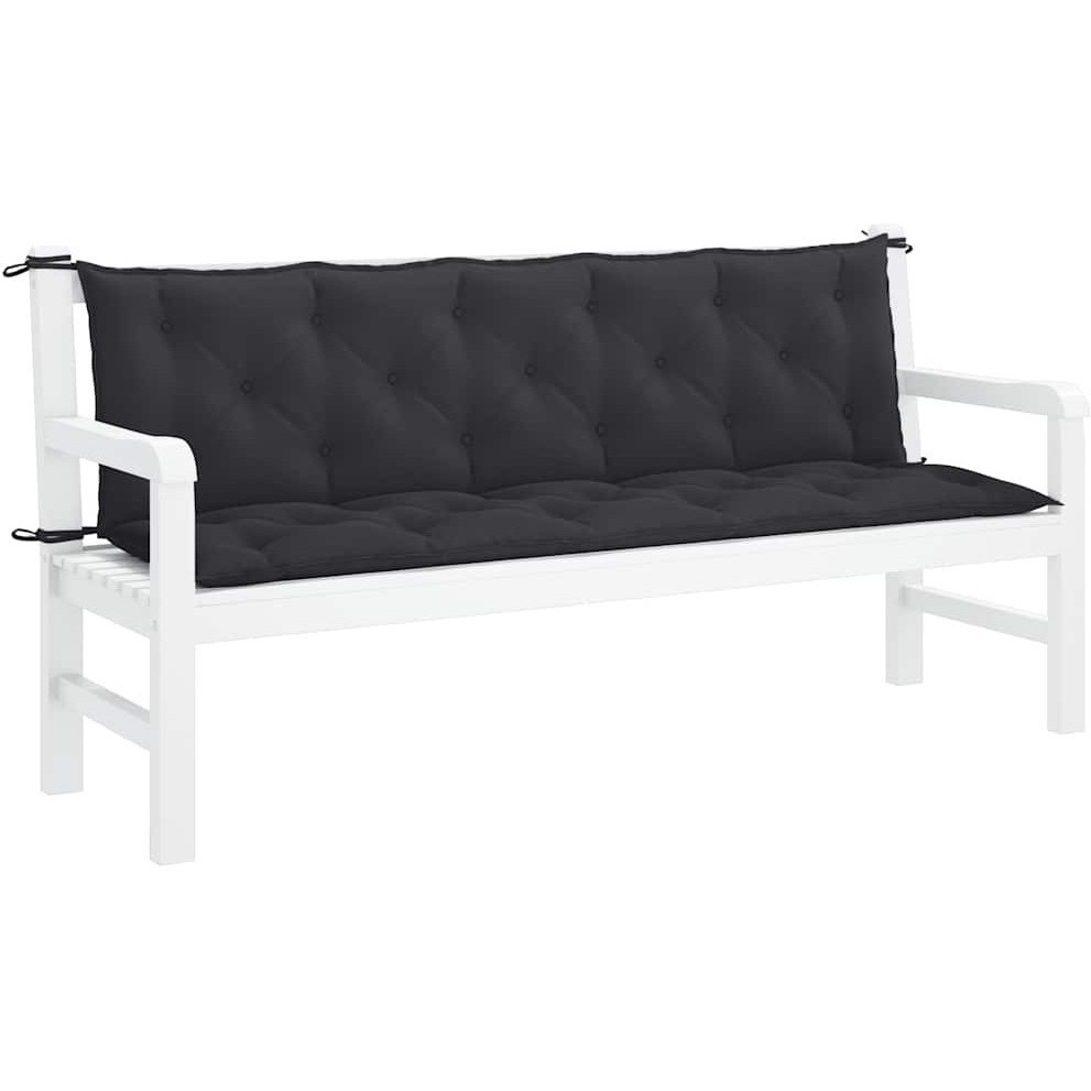 vidaXL Cushion for Swing Chair Black 70.9" Fabric