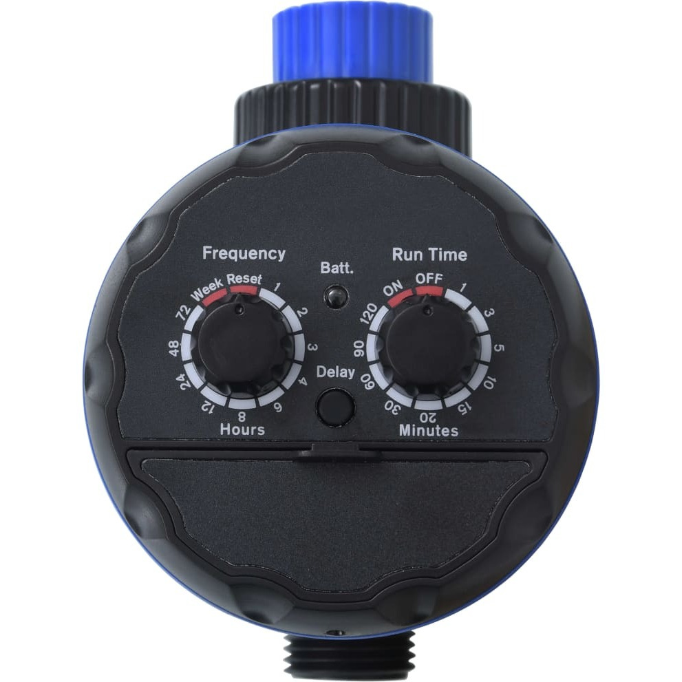 vidaXL Single Outlet Water Timer with Ball Valves