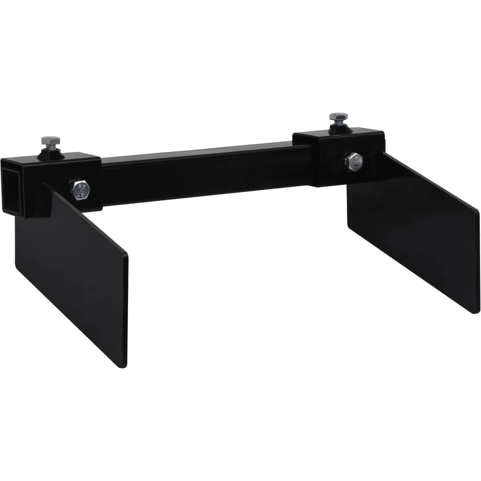 vidaXL Snow Plow Adapter for Lawn Mower Black