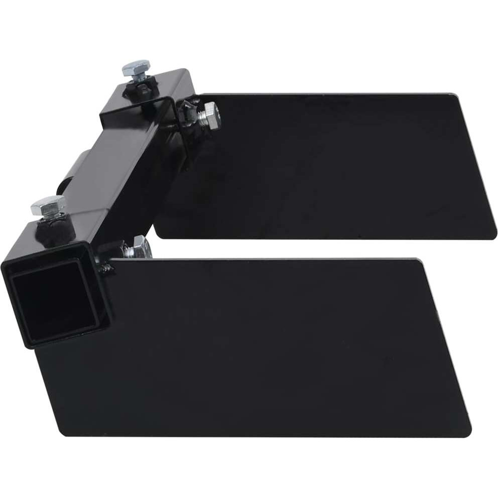 vidaXL Snow Plow Adapter for Lawn Mower Black