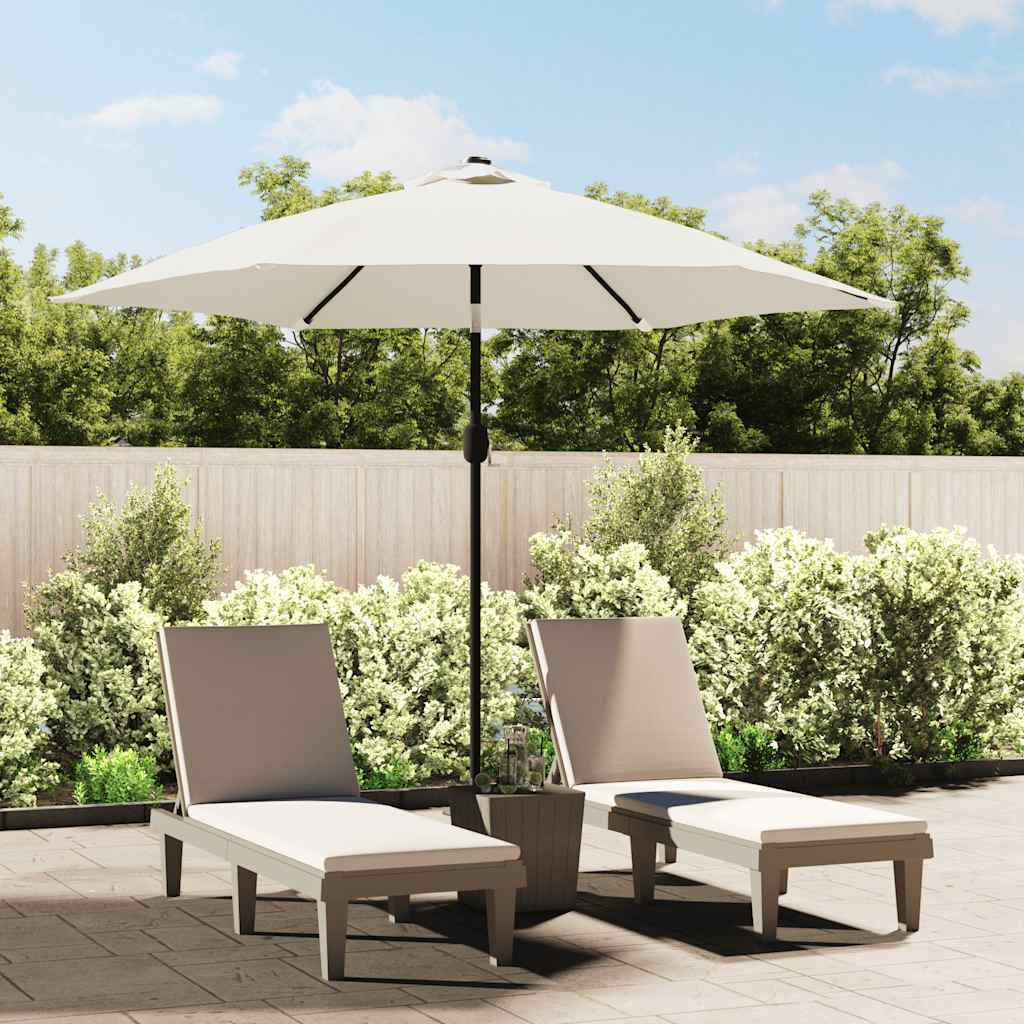 vidaXL Replacement Fabric for Outdoor Parasol Sand White 118.1