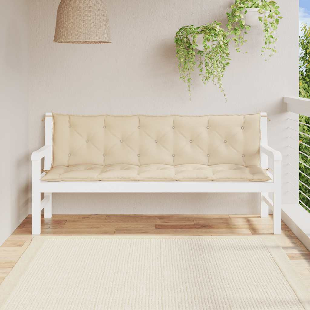 vidaXL Cushion for Swing Chair Beige 70.9" Fabric