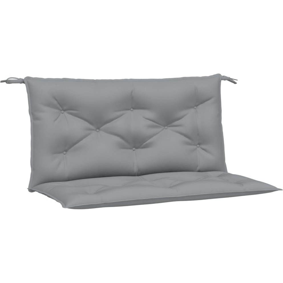 vidaXL Garden Bench Cushions 2pcs Gray 39.4x19.7x2.8 Oxford Fabric
