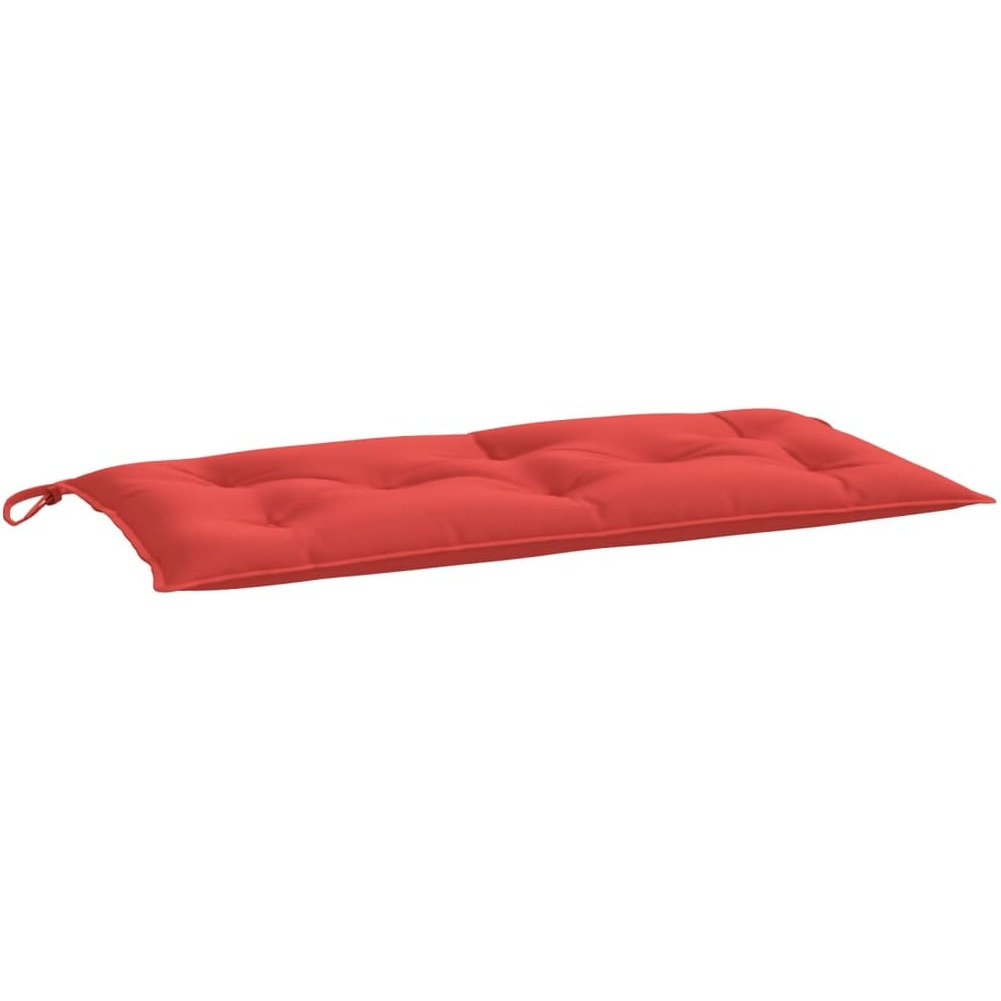 vidaXL Garden Bench Cushion Red 43.3x19.7x2.8 Oxford Fabric