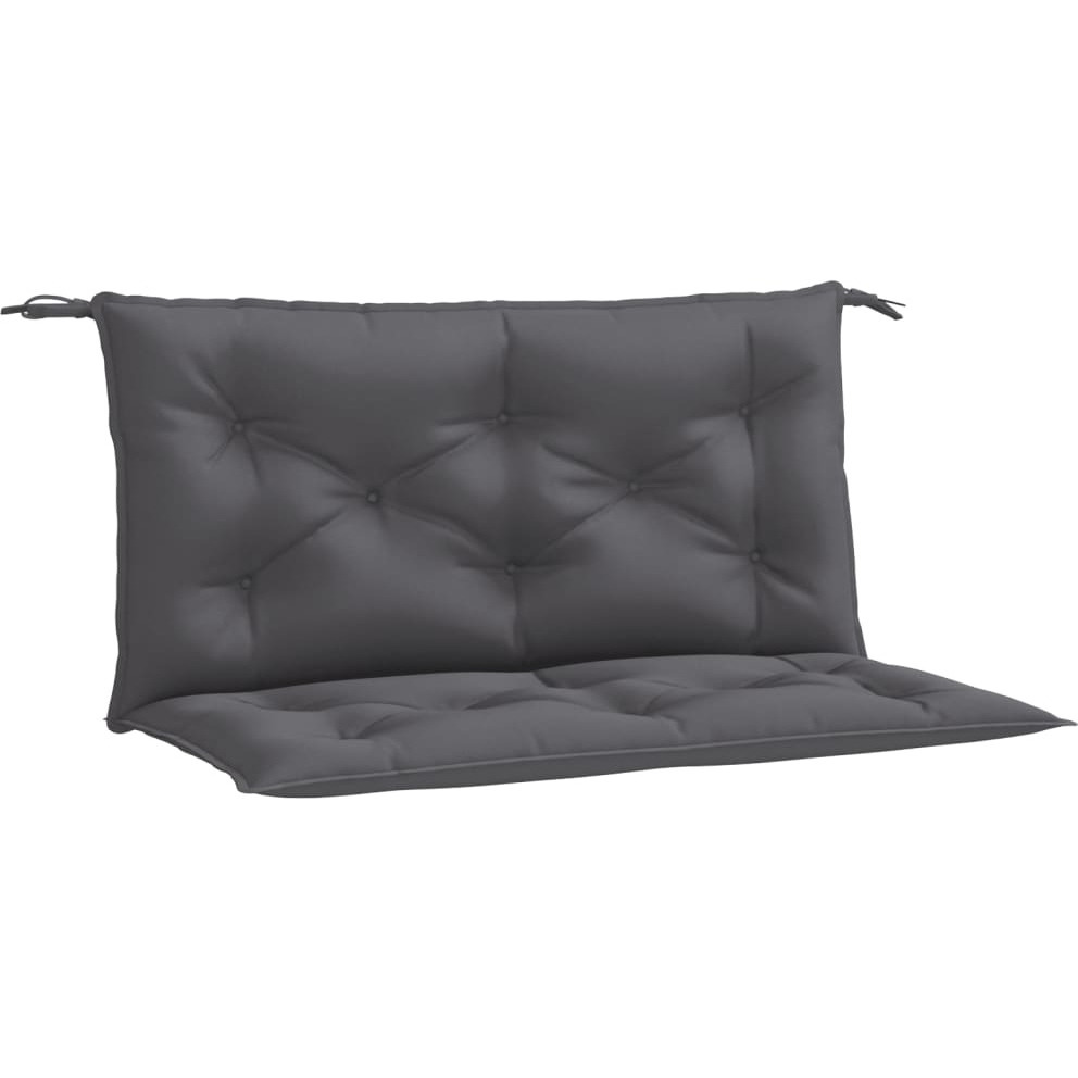 vidaXL Garden Bench Cushions 2pcs Anthracite 39.4x19.7x2.8 Oxford Fabric