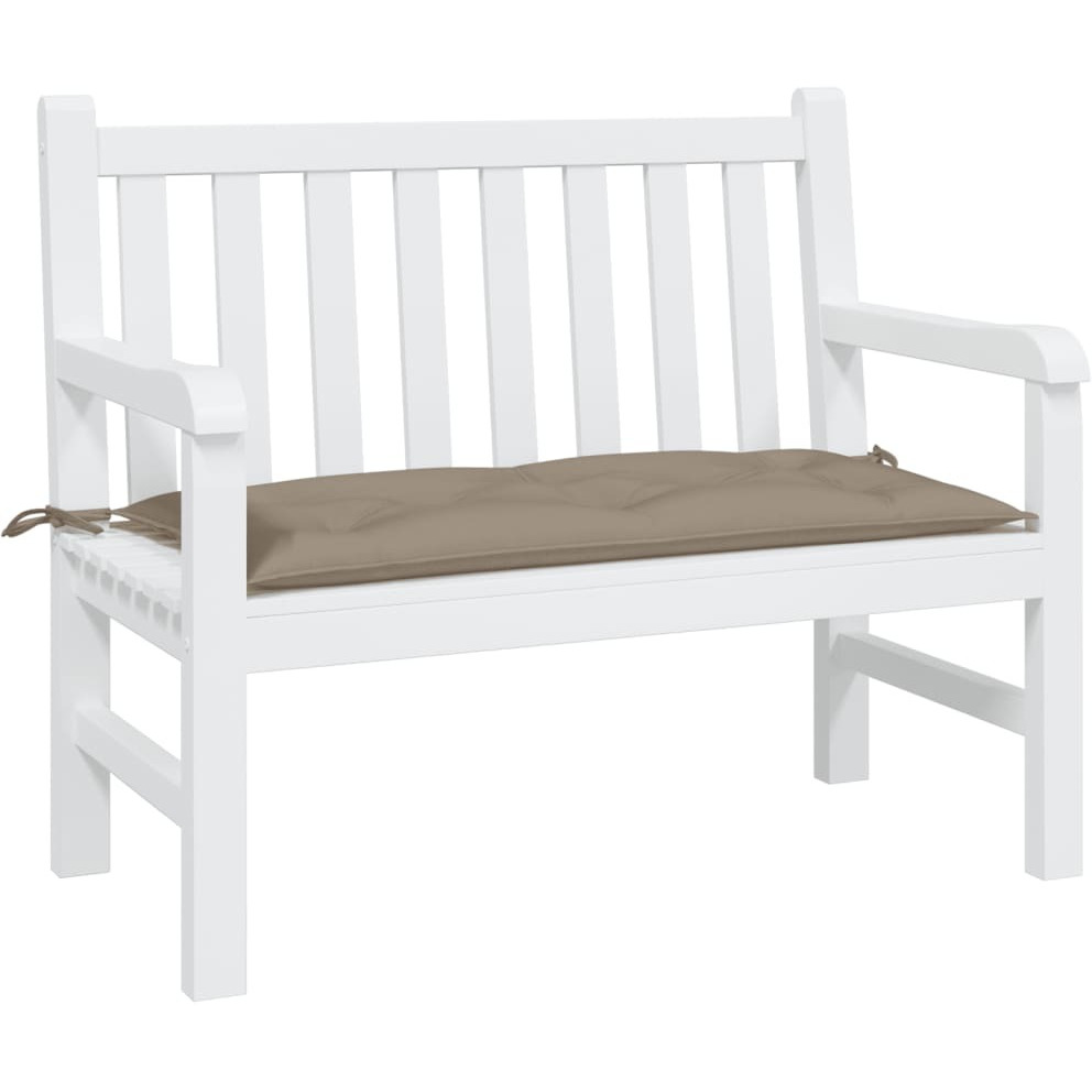 vidaXL Garden Bench Cushion Taupe 39.4x19.7x2.8 Oxford Fabric