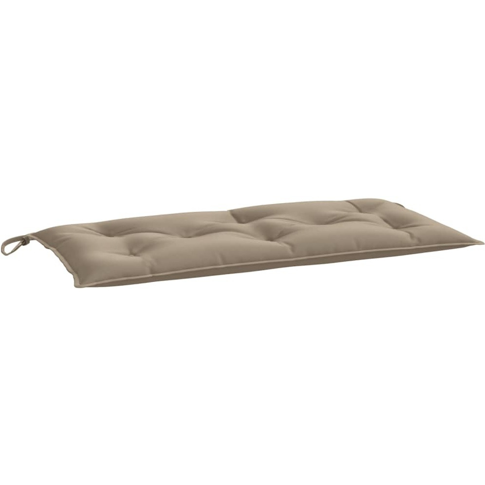 vidaXL Garden Bench Cushion Taupe 39.4x19.7x2.8 Oxford Fabric