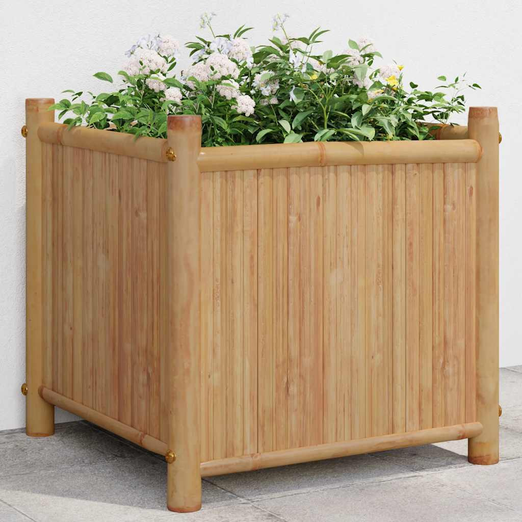 vidaXL Planter 15.7x15.7x15.7 Bamboo