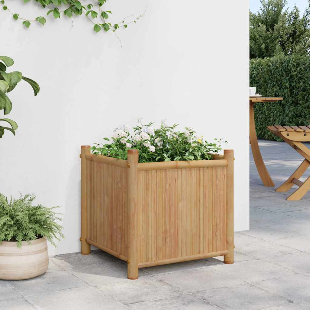 vidaXL Planter 15.7x15.7x15.7 Bamboo