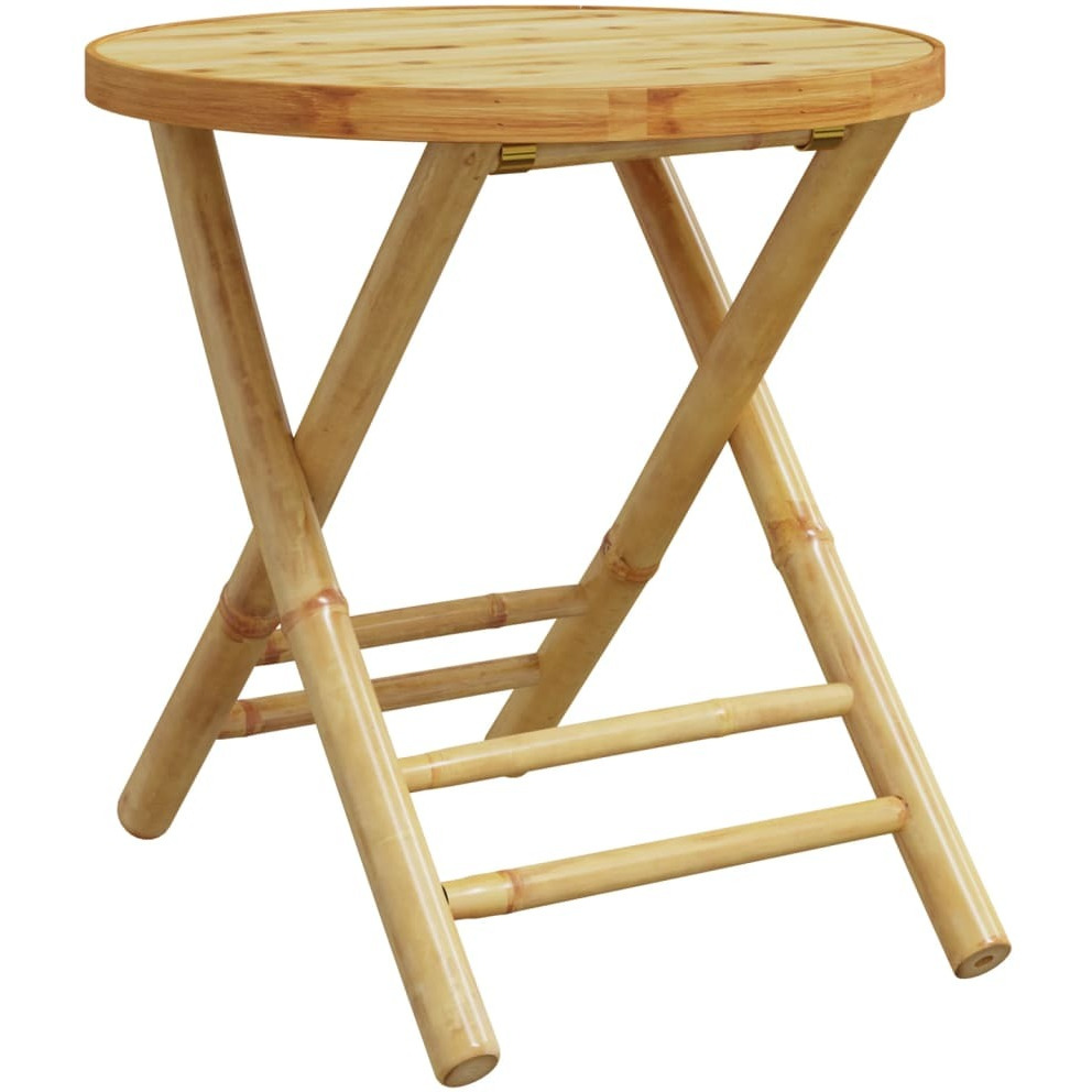 vidaXL Folding Patio Table 17.7x17.7 Bamboo
