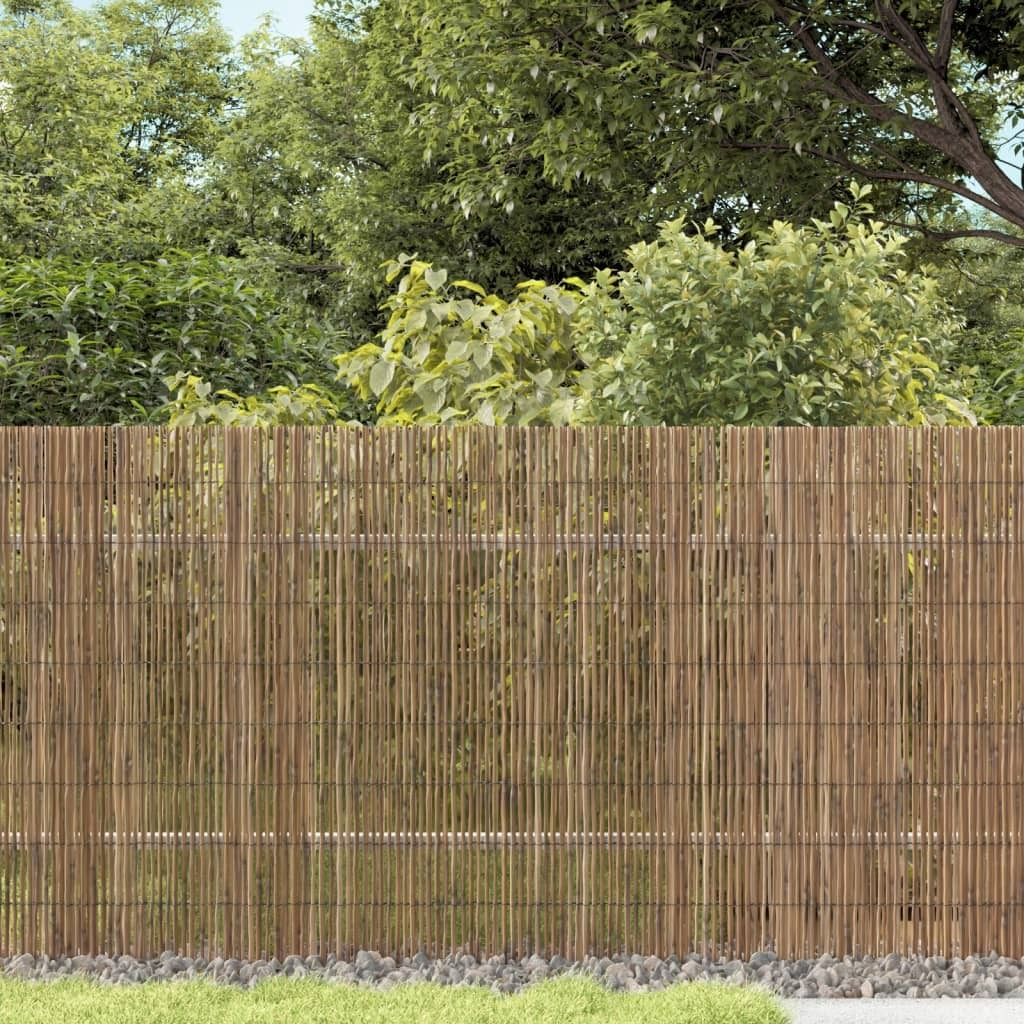 vidaXL Garden Fence 196.9x31.5 Reed
