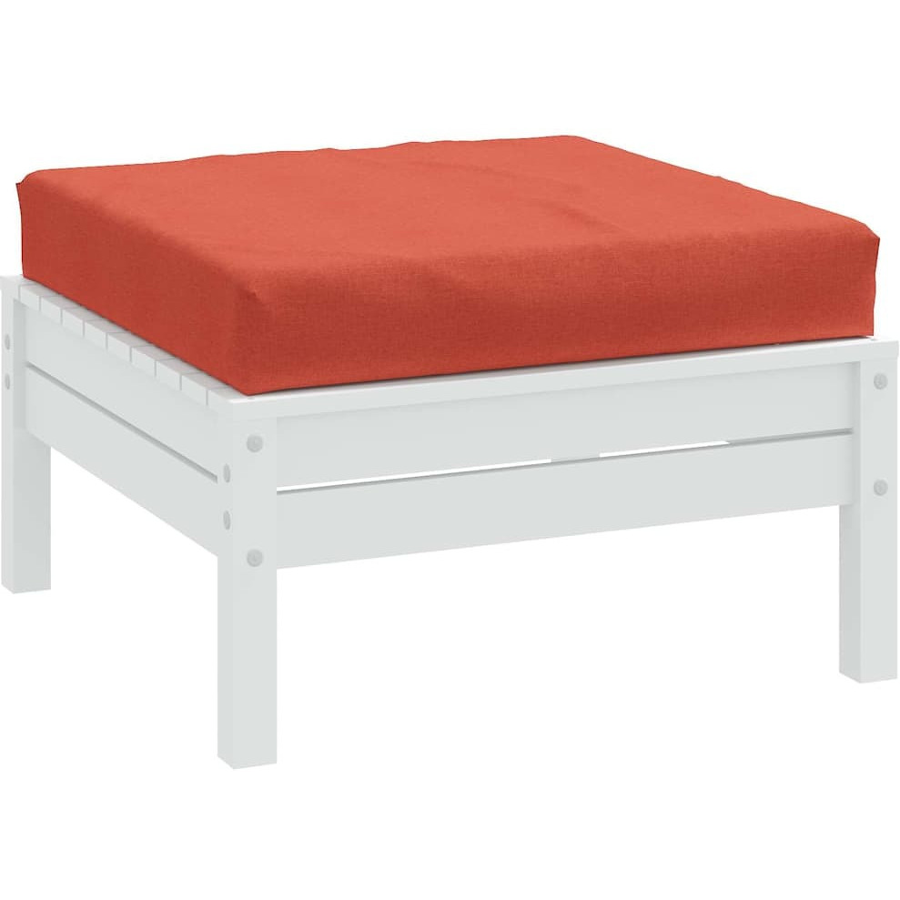 vidaXL Pallet Cushion Melange Red 23.6x23.6x3.9 Fabric