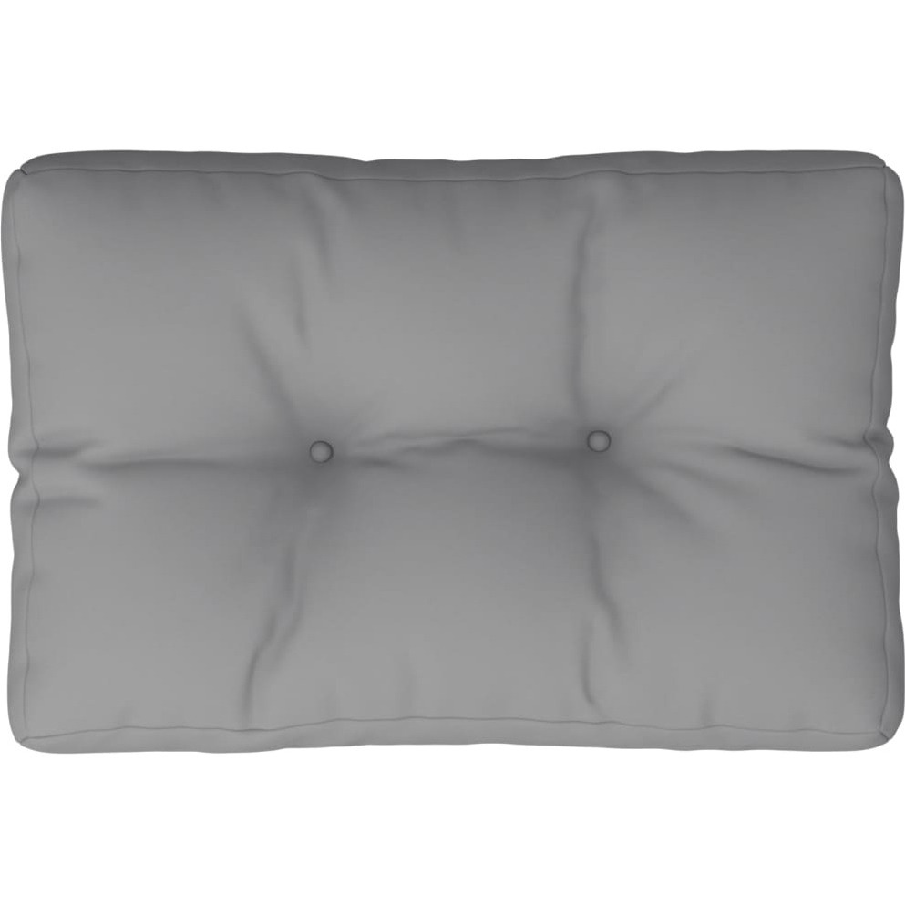 vidaXL Pallet Cushion Gray 19.7x15.7x4.7 Fabric