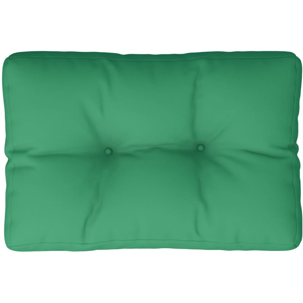 vidaXL Pallet Cushion Green 19.7x15.7x4.7 Fabric