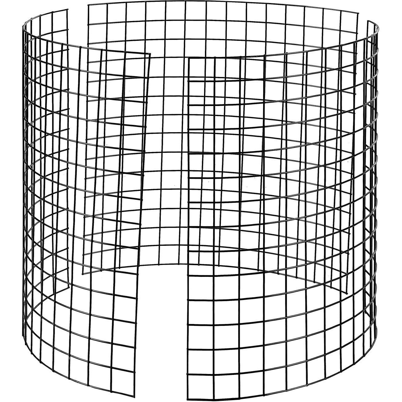 VEVOR 6 Pack Plant Protector from Animals 12.6'' Dia. x 14'' H Metal Plant Cage