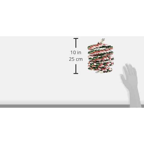 Large Rainbow Cotton Rope Boing with Bell HB553