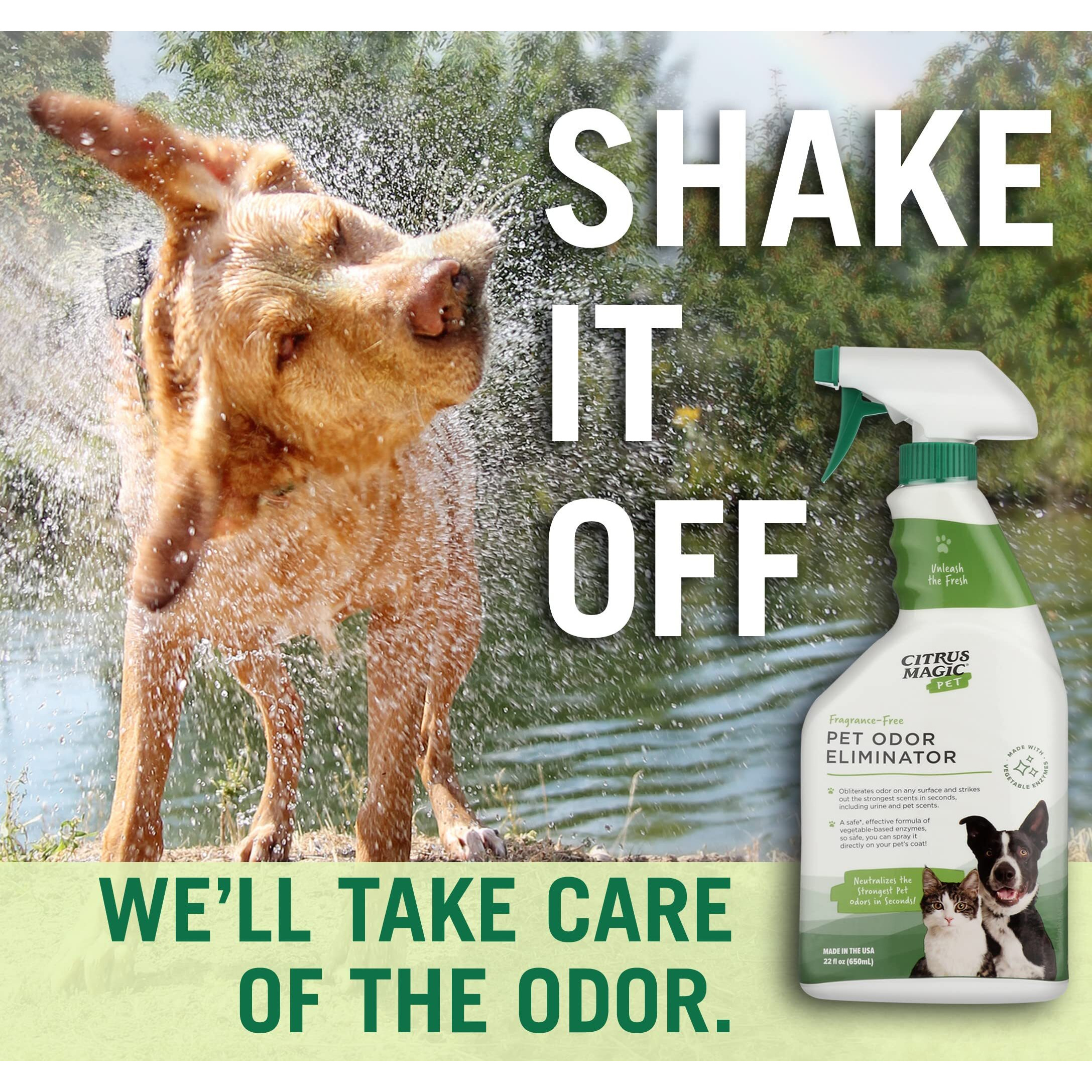 Citrus Magic Pet Odor Eliminator, 22-Fluid Ounce