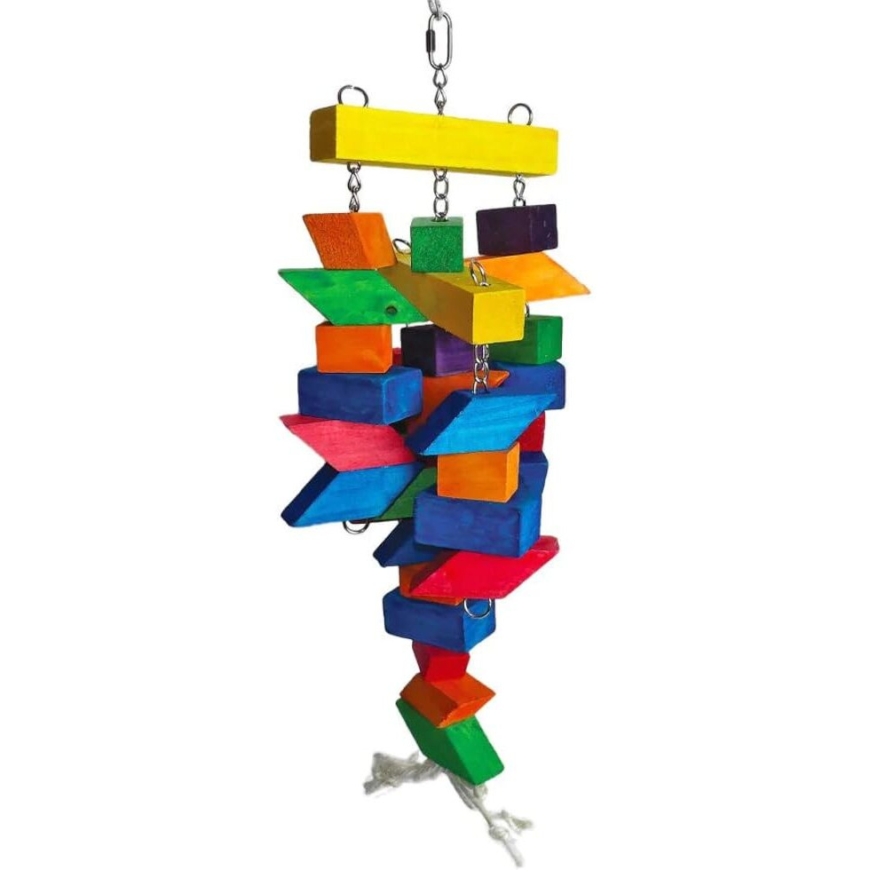 Parallelogram Large Wooden Bird Toy HB46317