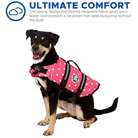 Doggy Life Jacket XS Pink Polka Dot