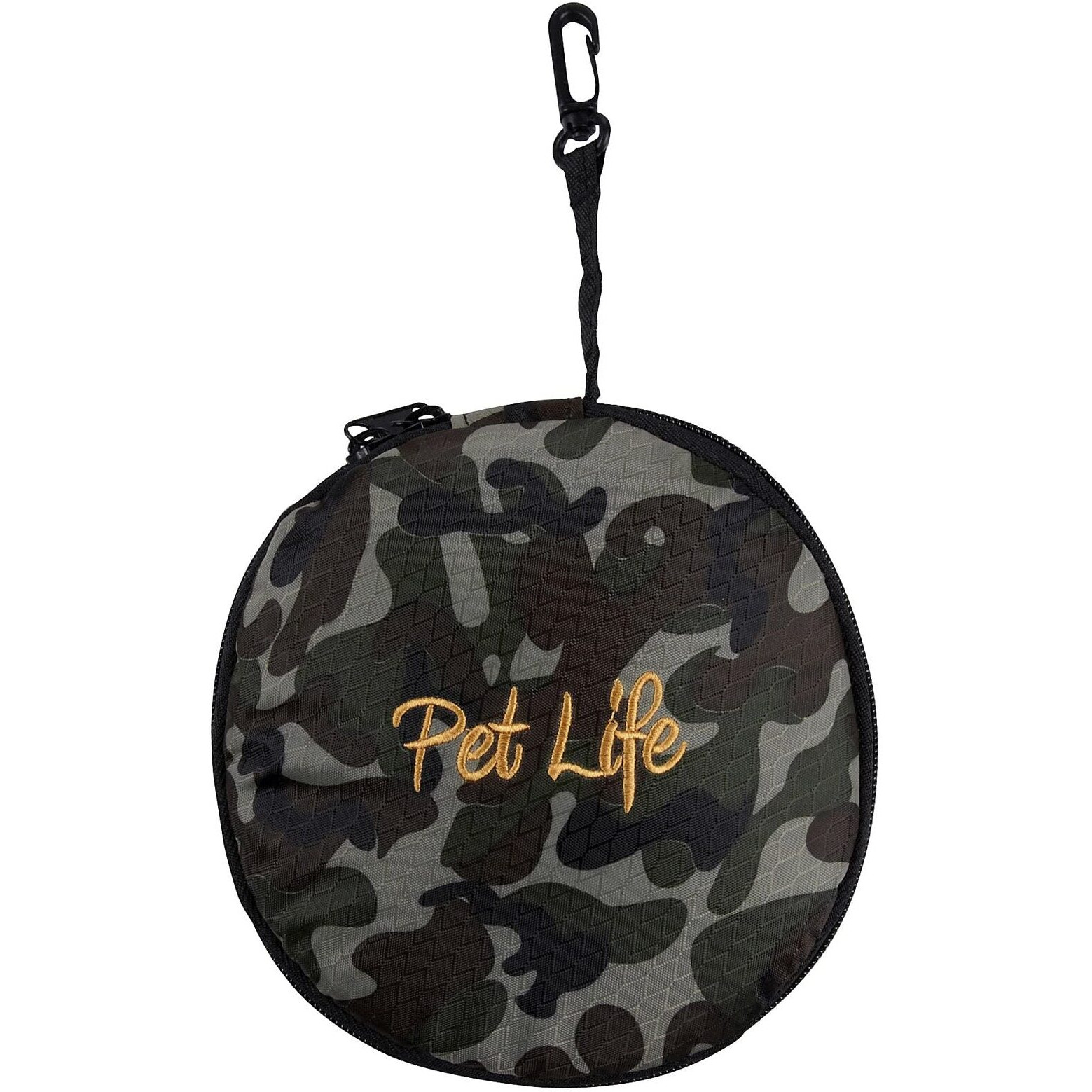 Double Food and Water Travel Pet Bowl(D0102H707KV.)