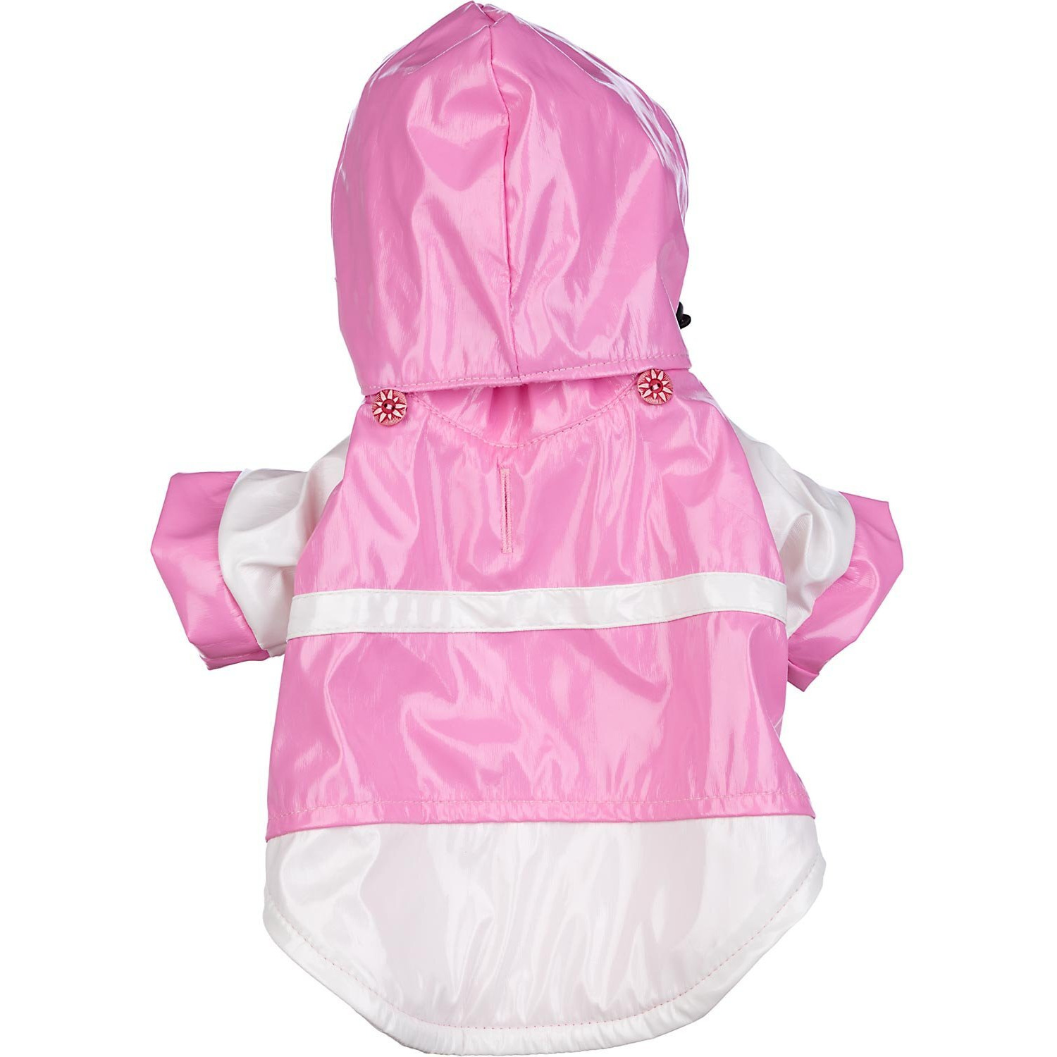Two-Tone Pvc Waterproof Adjustable Pet Raincoat(D0102H70XNV.)
