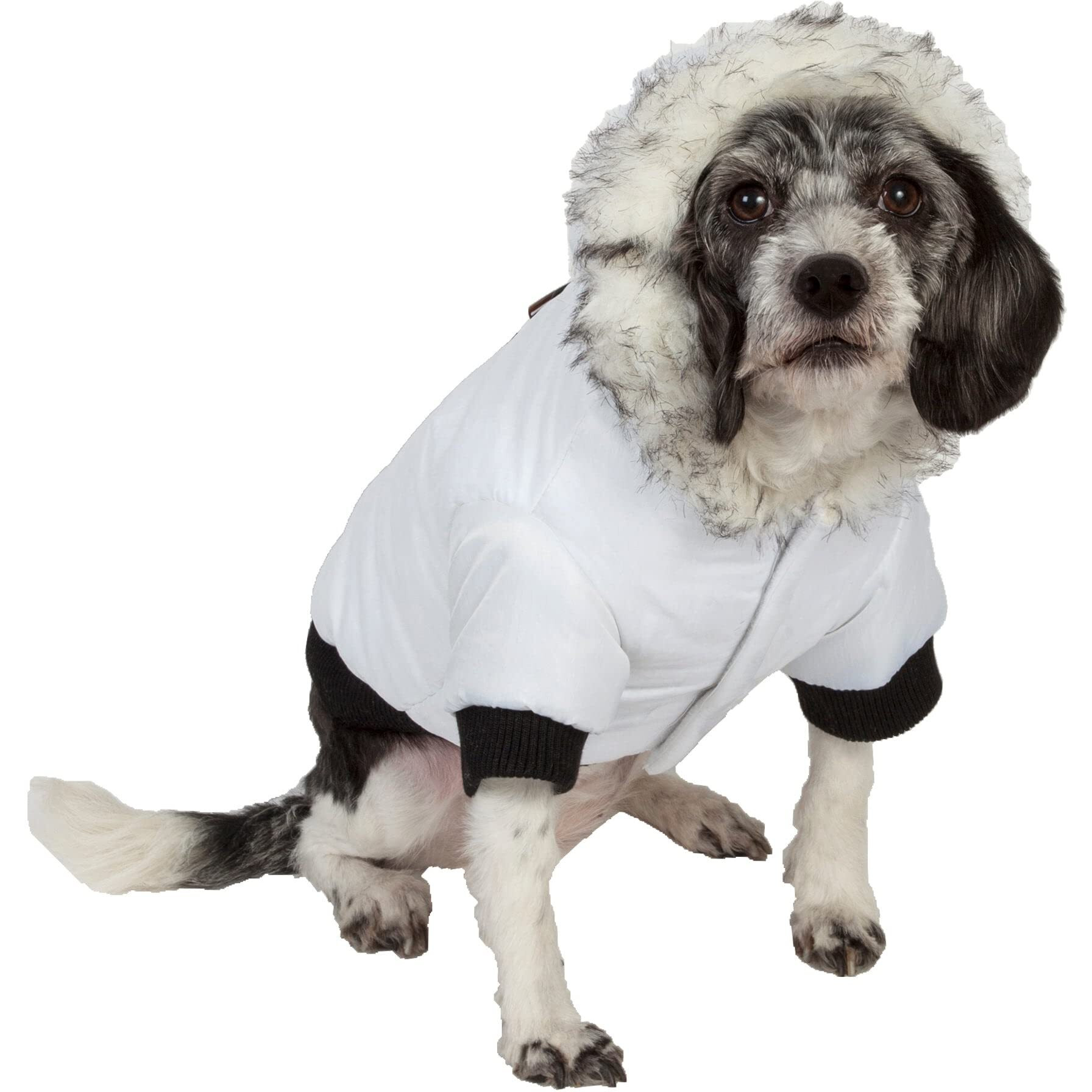 Aspen Winter-White Fashion Pet Parka Coat(D0102H70XY7.)