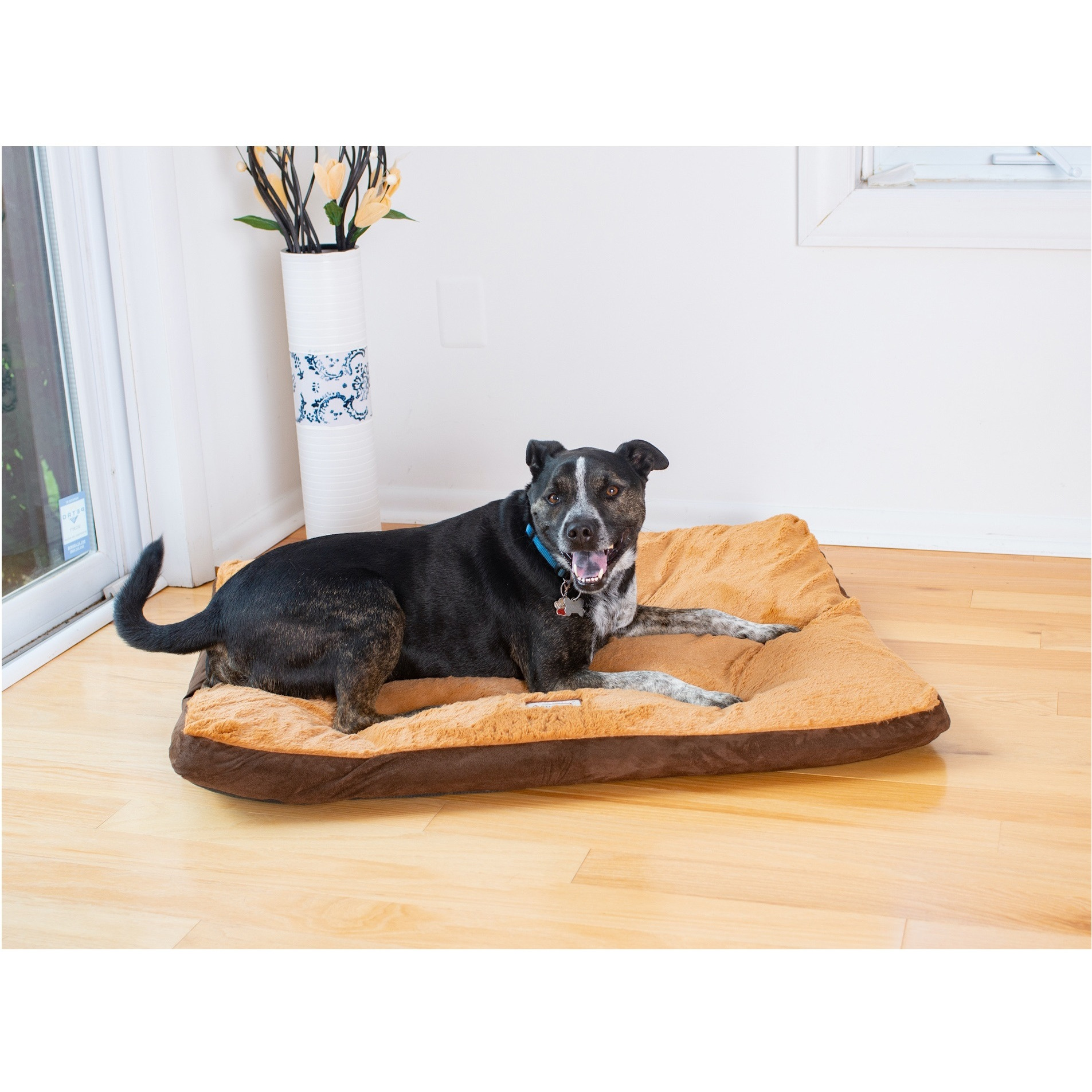Armarkat Brown Pet Bed, 39-Inch by 28-Inch by 5-Inch