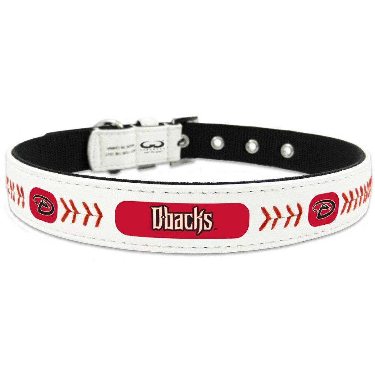 Arizona Diamondbacks Pet Collar Classic Baseball Leather Size Medium CO