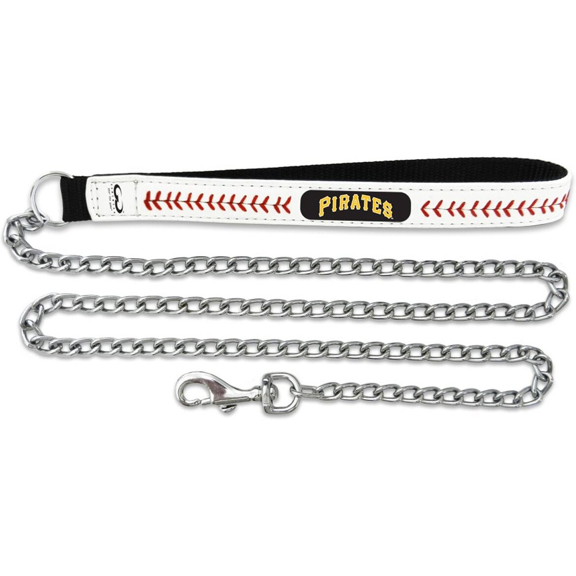 Pittsburgh Pirates Pet Leash Leather Chain Baseball Size Medium CO