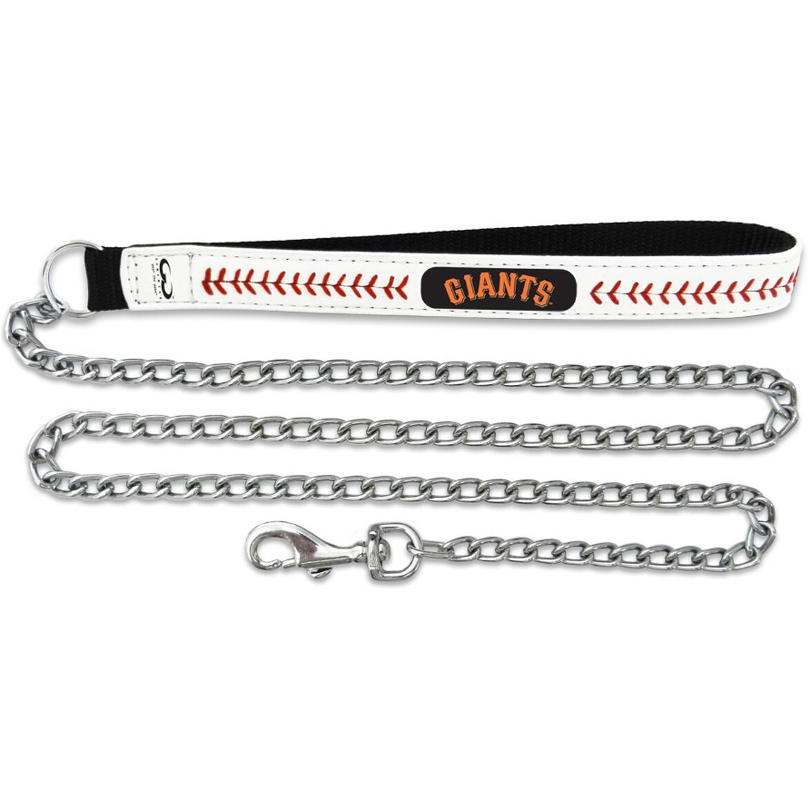 San Francisco Giants Pet Leash Leather Chain Baseball Size Medium CO