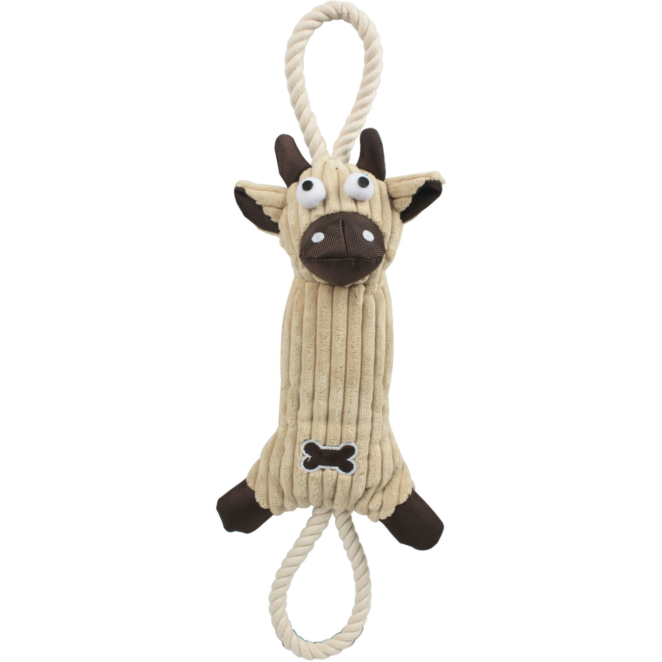Jute and Rope Plush Pig Dog Toy(D0102H7LL4G.)