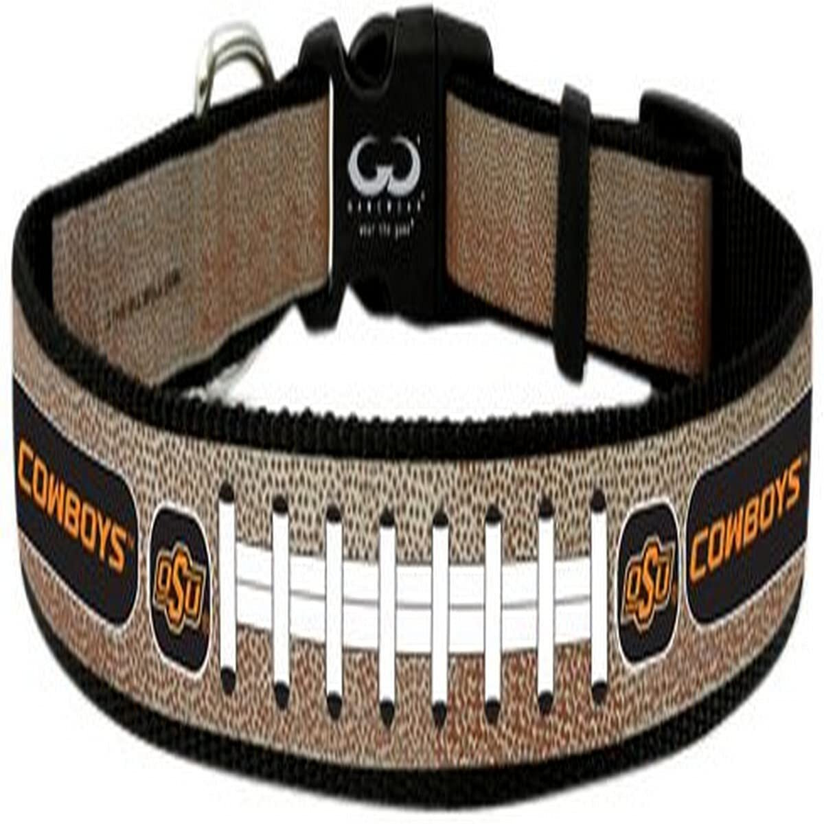 Oklahoma State Cowboys Pet Collar Reflective Football Size Small CO