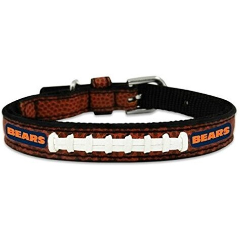 Chicago Bears Pet Collar Classic Leather Size Toy CO