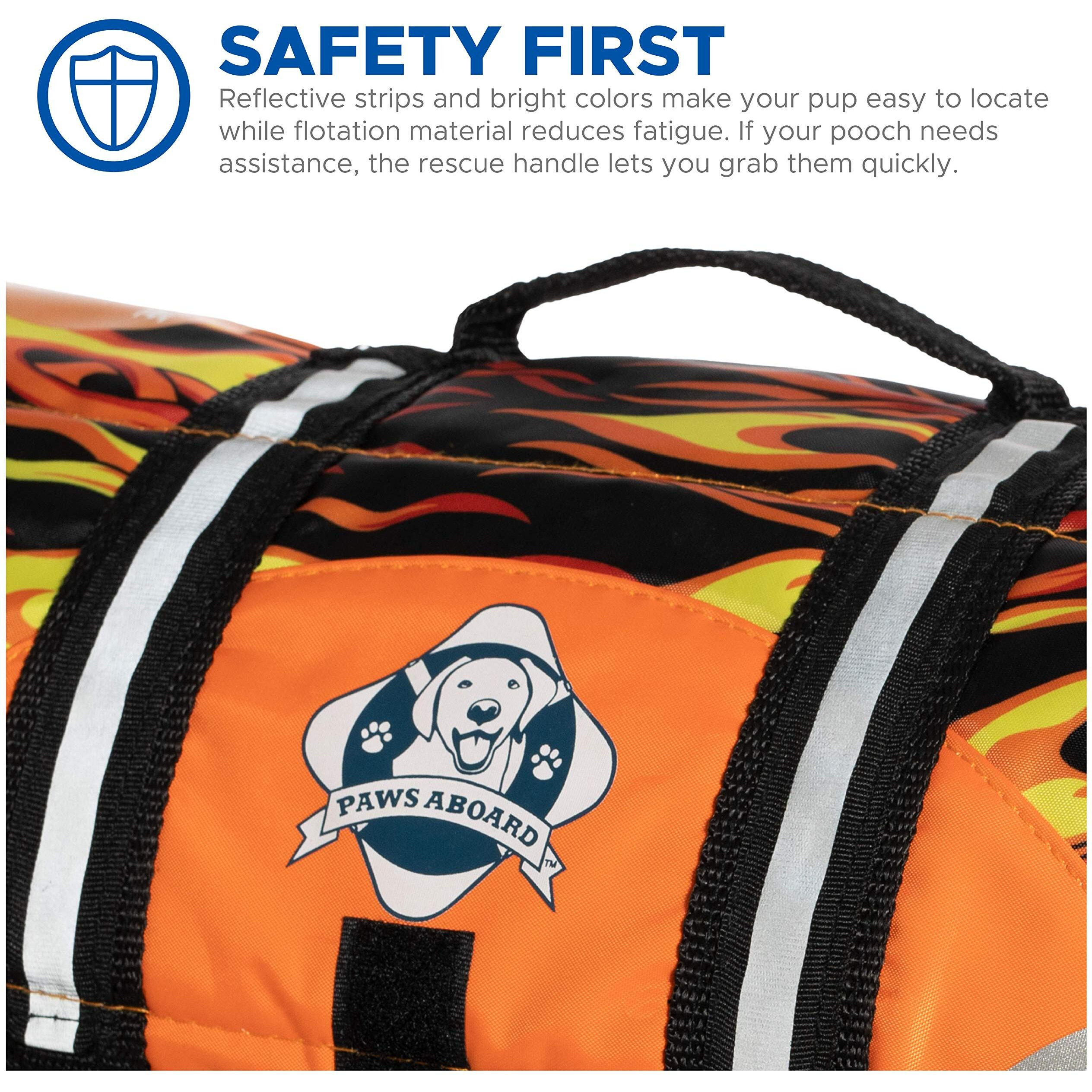 Doggy Life Jacket L Flames