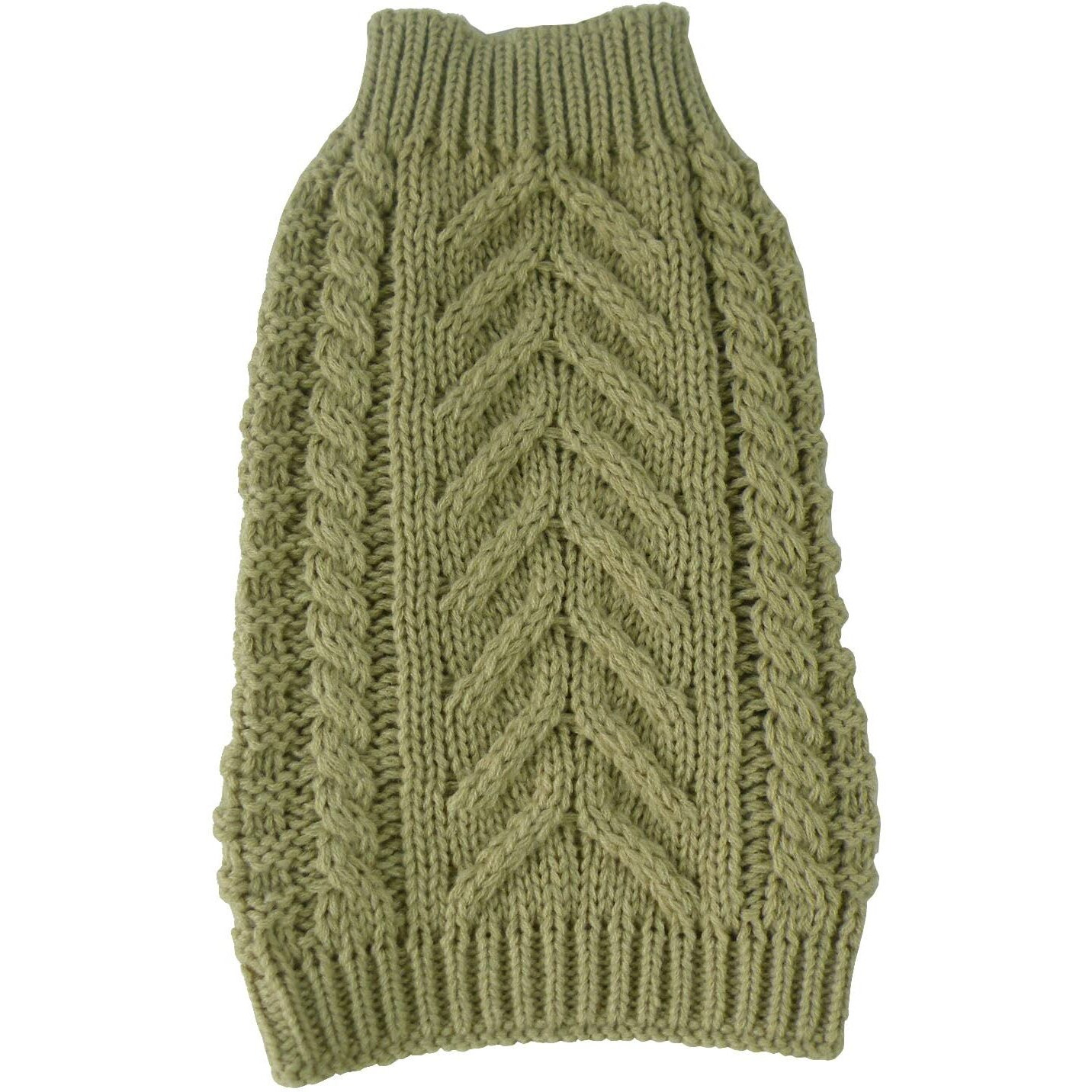 Swivel-Swirl Heavy Cable Knitted Fashion Designer Dog Sweater(D0102H7LM5A.)