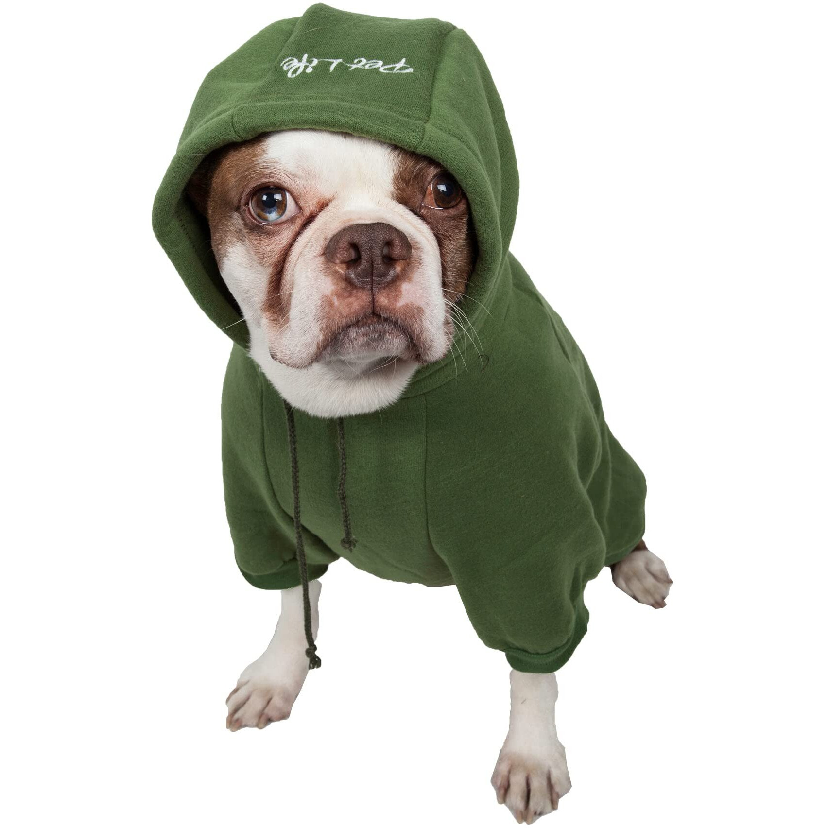 Fashion Plush Cotton Pet Hoodie Hooded Sweater(D0102H7LVTU.)