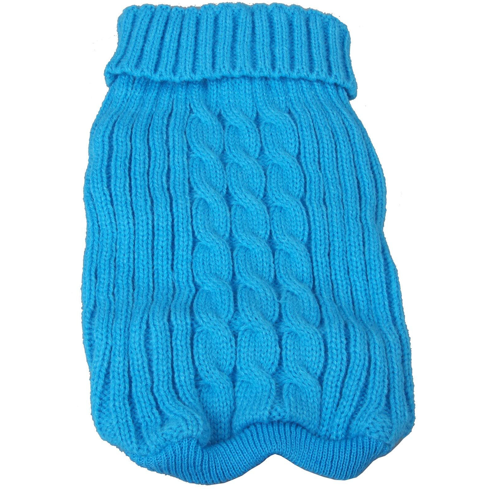 Heavy Cotton Rib-Collared Pet Sweater