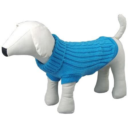 Heavy Cotton Rib-Collared Pet Sweater