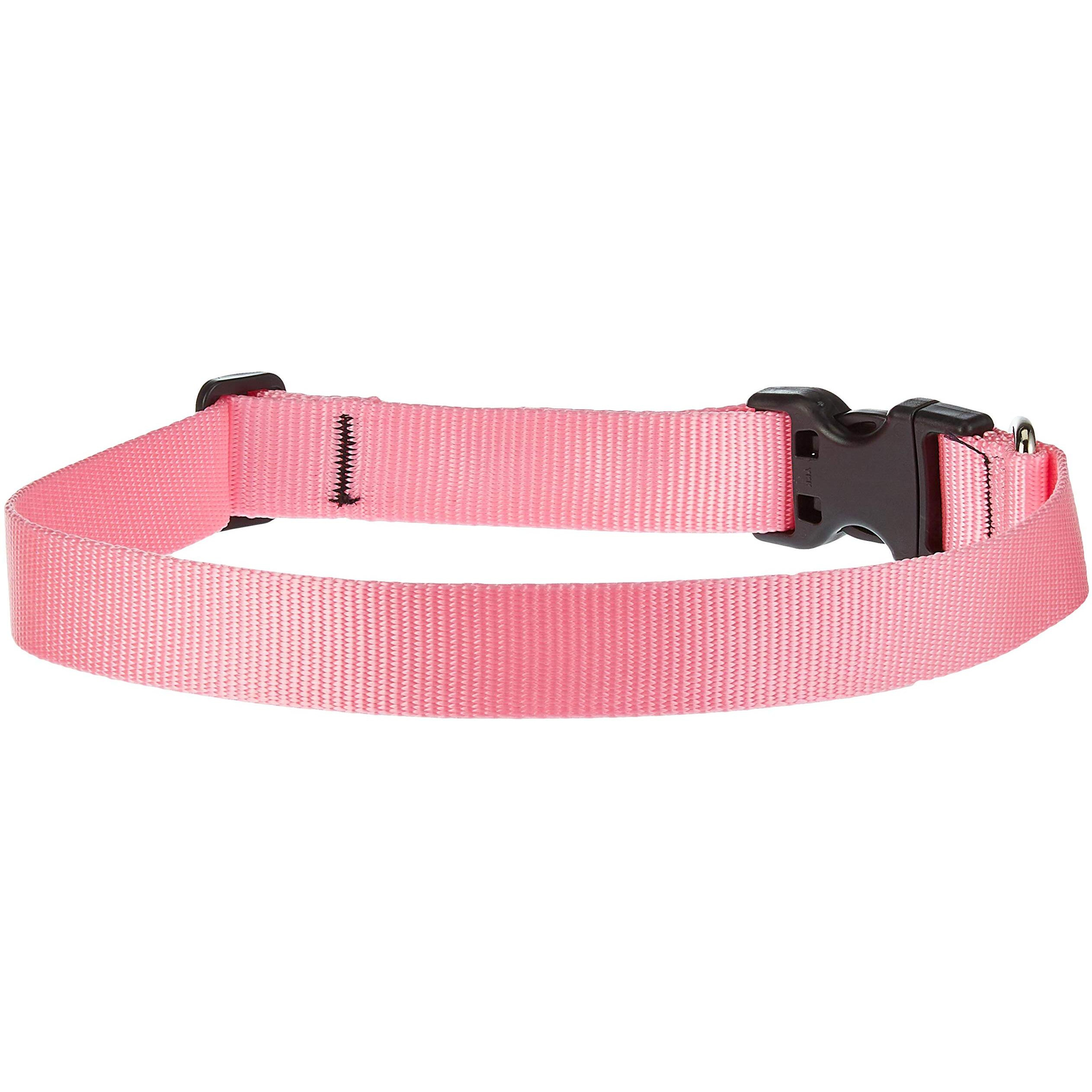 DOG COLLAR16-28&quotADJ PINK (Pack of 1)