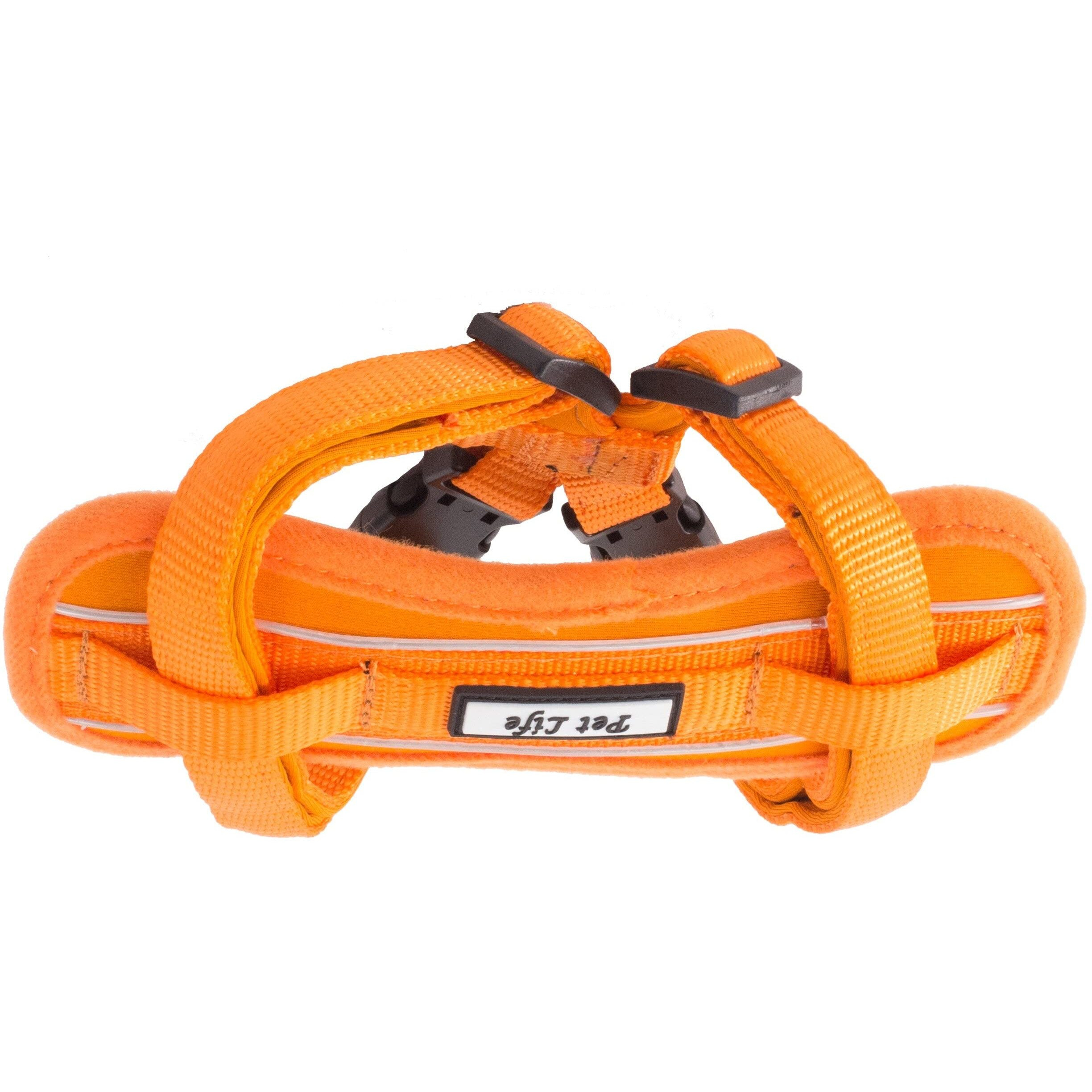 Mountaineer Chest Compression Adjustable Reflective Easy Pull Dog Harness(D0102H7L8LG.)